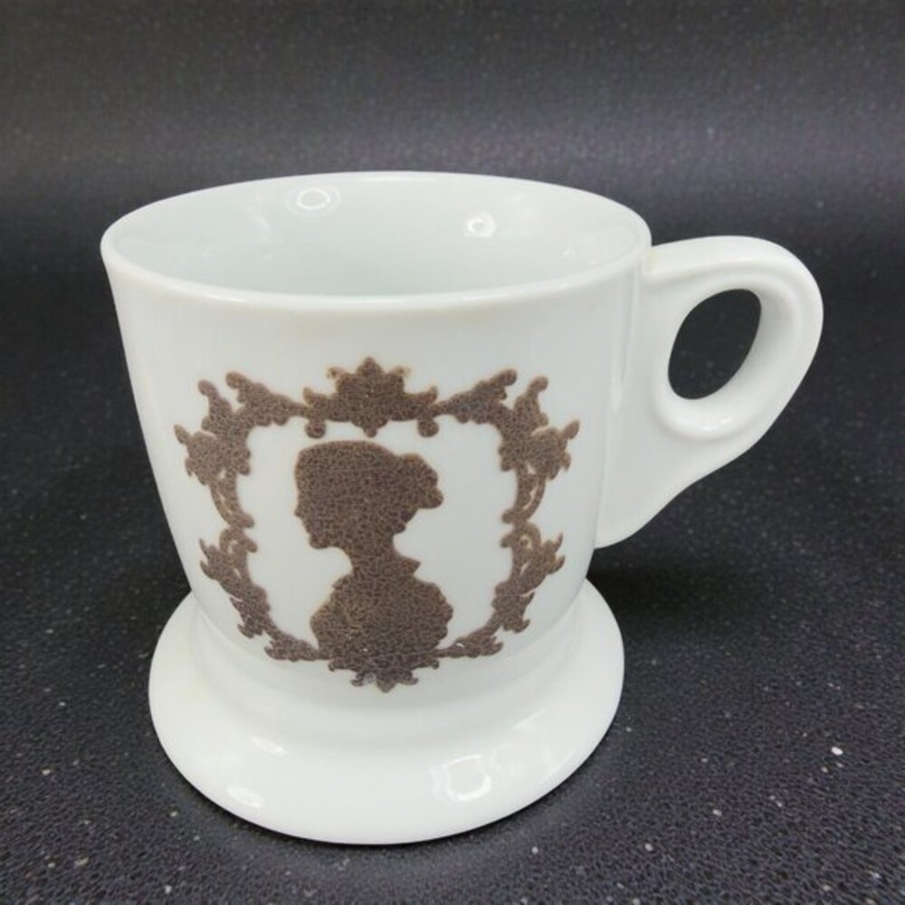 Stir Ceramic Coffee Mug Cup Lady Undead Cameo Silhouette Portrait Woman Mug‎ Cup
